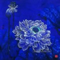 blaue Blumen traditionellen chinesischen